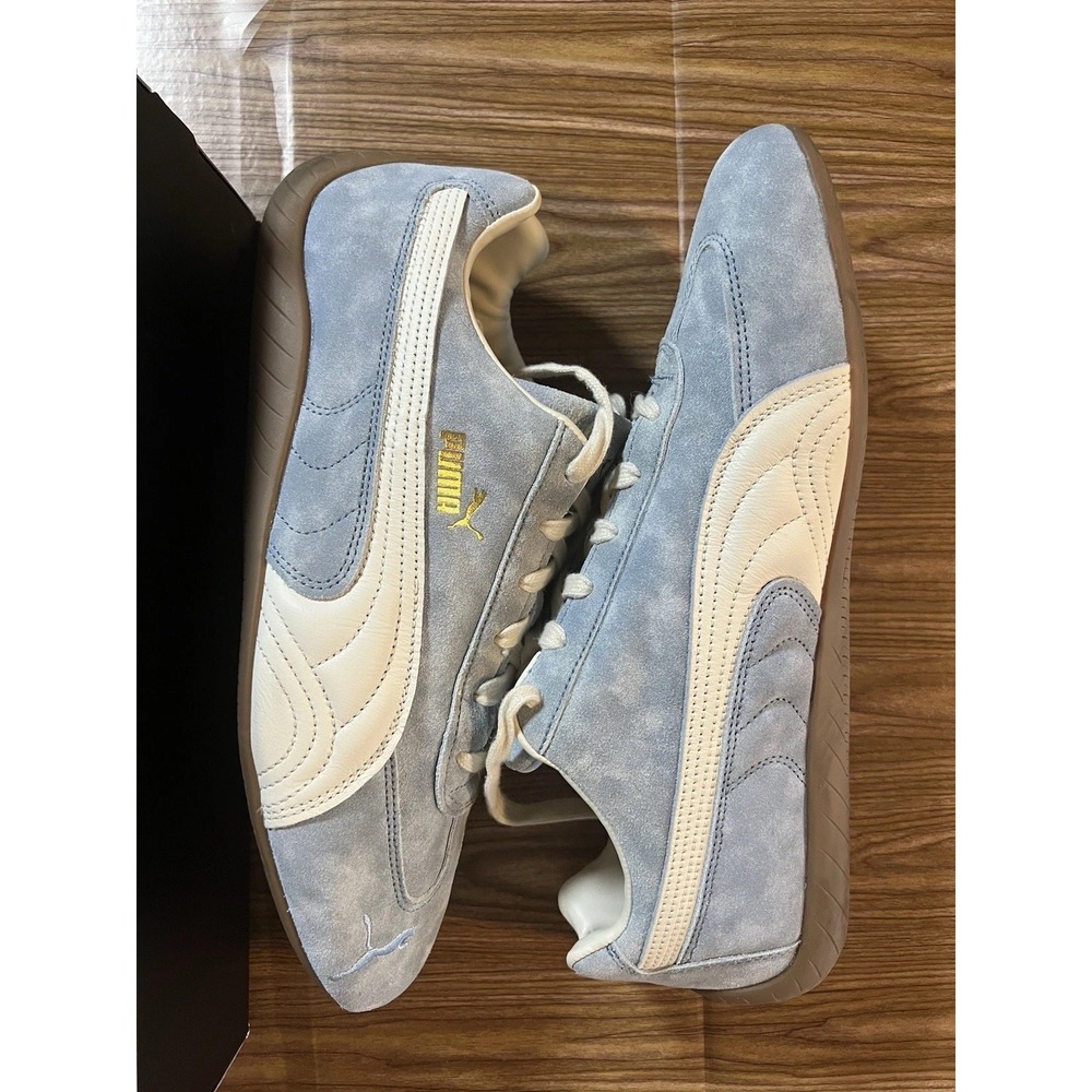 Puma Speedcat Faded Haute Tropic Men's US SZ 13 Light Blue Sneaker Gum Bottom